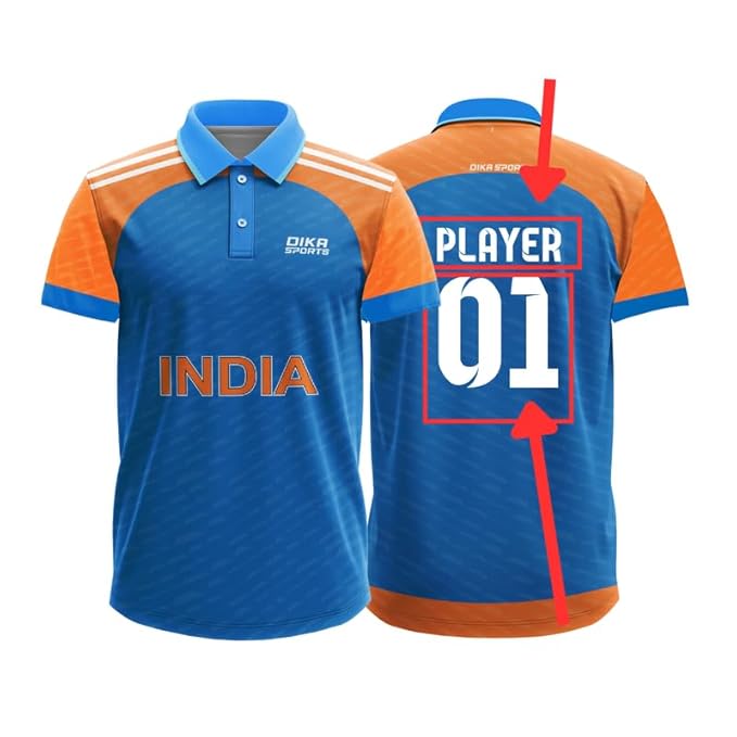 Dika Sports Custom jerseyCricket t-Shirt Breathable